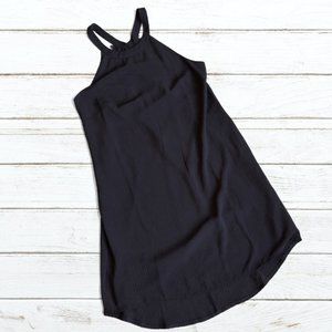 ASTR Black Racerback Lace Detail Sleeveless Dress